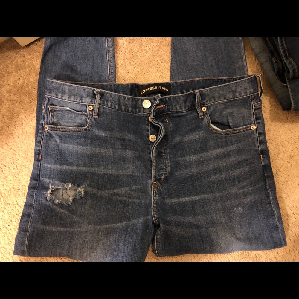 Womens Express crop jeans